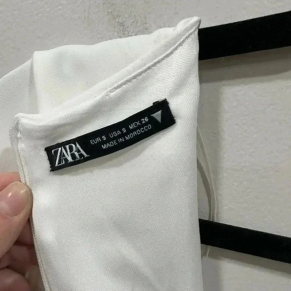 🍁 Zara cut out draped mini dress Small 8680/318 - Picture 10 of 11